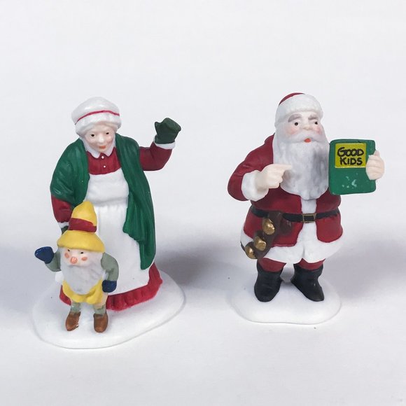 Dept 56 "Santa and Mrs. Claus" Heritage Village Collection - Picture 2 of 5